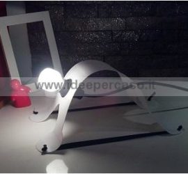 lampada design riciclo plastica a forma di cane